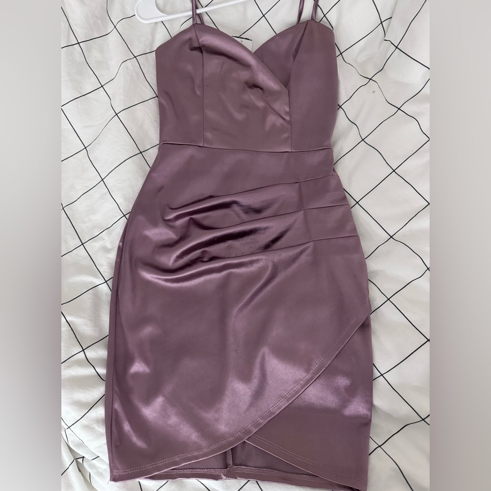 Satin Short Dress size Small